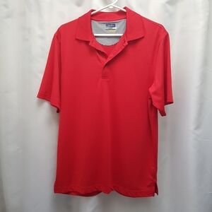 Jack Nicklaus men's size small, red 3 button polo shirt EUC